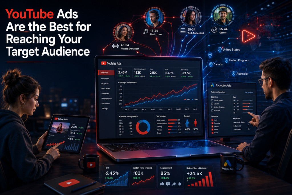 YouTube Ads Are the Best for Reaching Your Target Audience