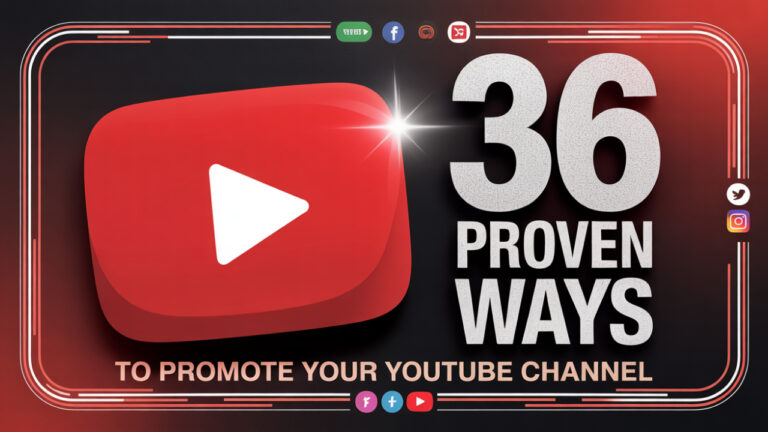 How to Promote Your YouTube Channel: 36 Proven Ways That Actually Work