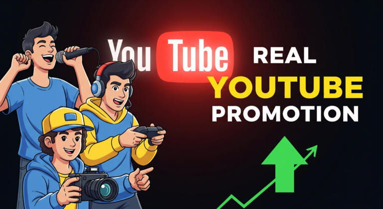 Real YouTube Promotion Services for Musicians, Gamers, and Vloggers