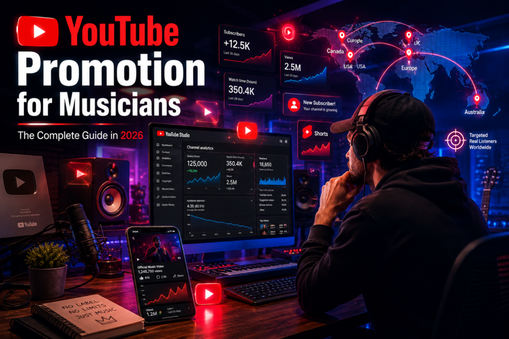 YouTube Promotion for Musicians: The Complete Guide for Independent Artists in 2026