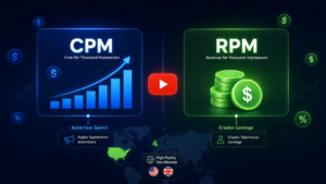 YouTube RPM vs CPM Explained: What Creators Actually Earn Per 1,000 Views in 2026