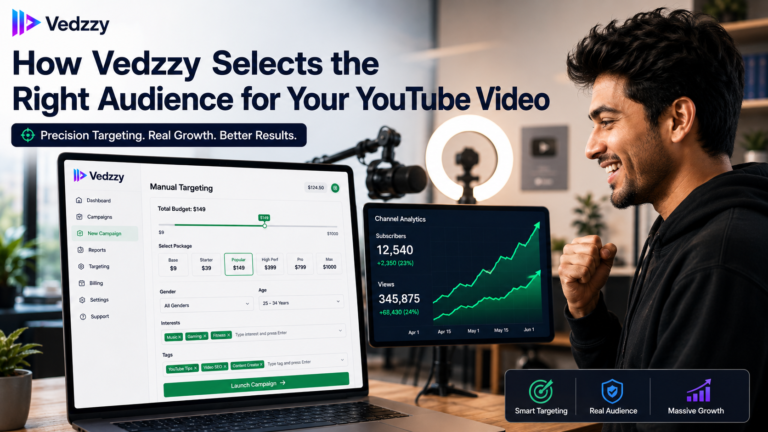 How Vedzzy Selects the Right Audience for Your YouTube Video
