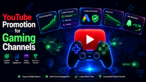 YouTube Promotion for Gaming Channels – Get Real Views Without Fake Subscribers