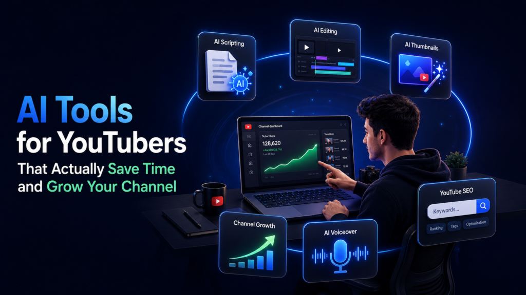 Top AI Tools for YouTubers That Actually Save Time and Grow Your Channel in 2026