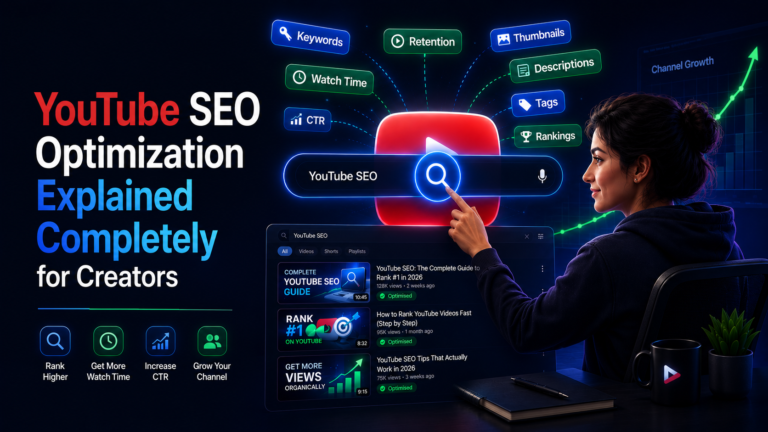 YouTube SEO Optimization Explained Completely for Creators Who Want to Rank in 2026