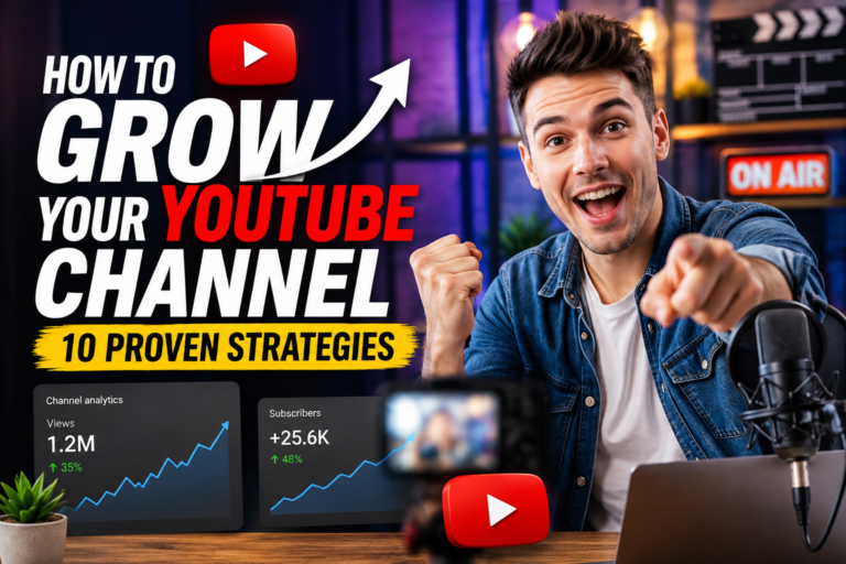How to Grow Your YouTube Channel – 10 Proven Strategies
