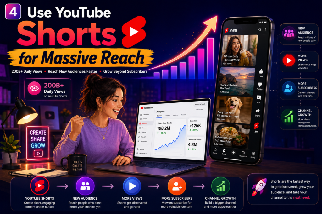 Use YouTube Shorts for Massive Reach