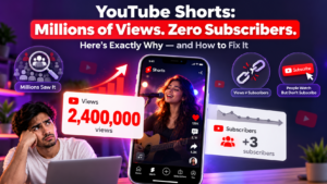 Why YouTube Shorts Get Millions of Views but Zero Subscribers – The Real Explanation